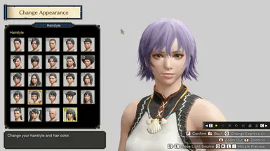 Iris hair from FFXV (Sunbreak compatible)