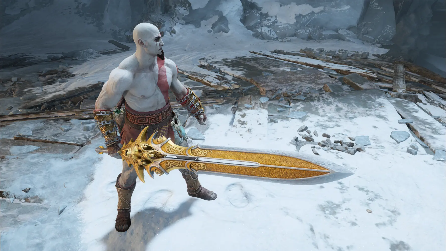 BLADE OF OLYMPUS of GOD OF WAR RAGNAROK VALHALLA at God of War