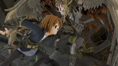 K-ON! Yui and Azusa in God of War Mod 