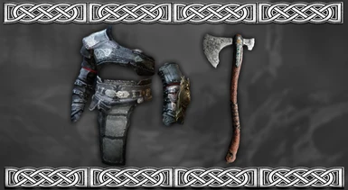 GOW Ragnarok survival armor with level 1 Ragnarok Axe