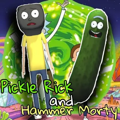 Pickle Rick and Hammer Morty