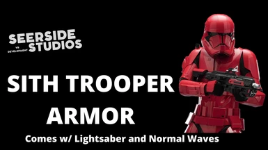 (U11B) Sith Trooper with Lightsaber and Normal Waves