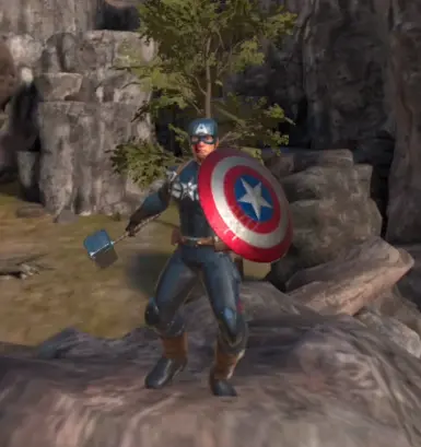 Captain America Armor and Waves (U11)