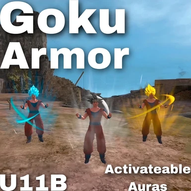 Goku Armor and Hairs ( Activateable Auras )
