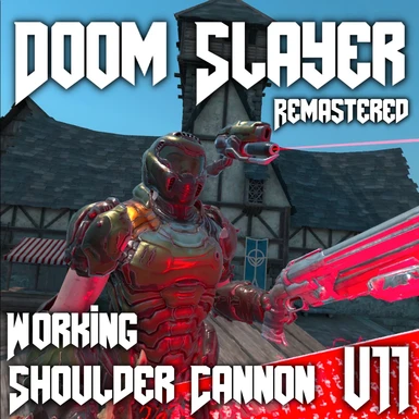Doom Slayer Armor - WORKING SHOULDER CANNON -Doom Eternal (U11)