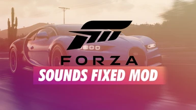 FORZA SOUNDS MOD FIXED