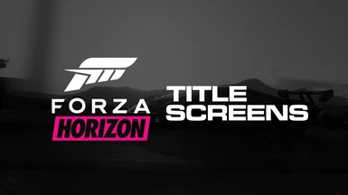 FH1 to FH4 Title Screens