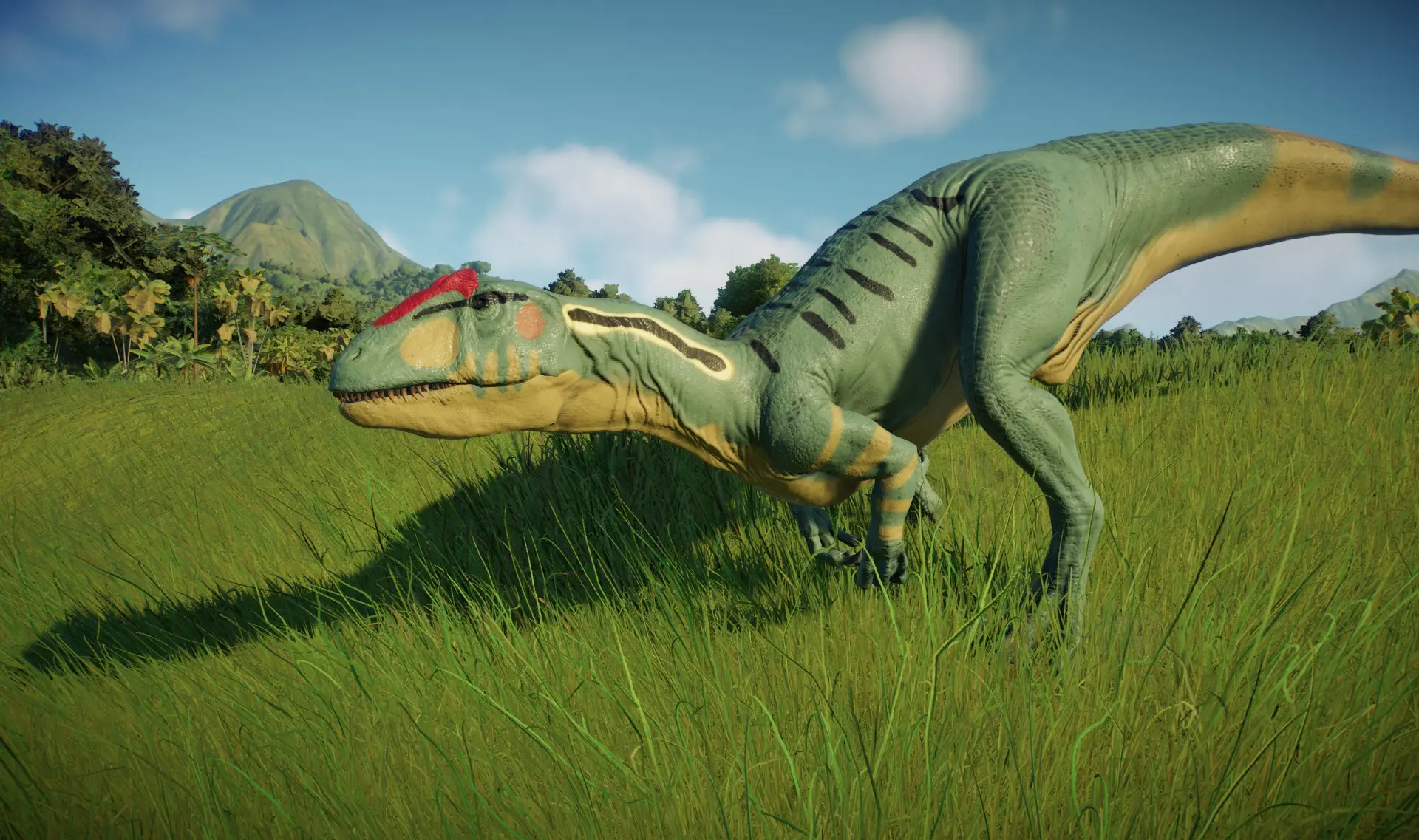 Allosaurus Jimmadseni Mor-693 (replacement) At Jurassic World Evolution 