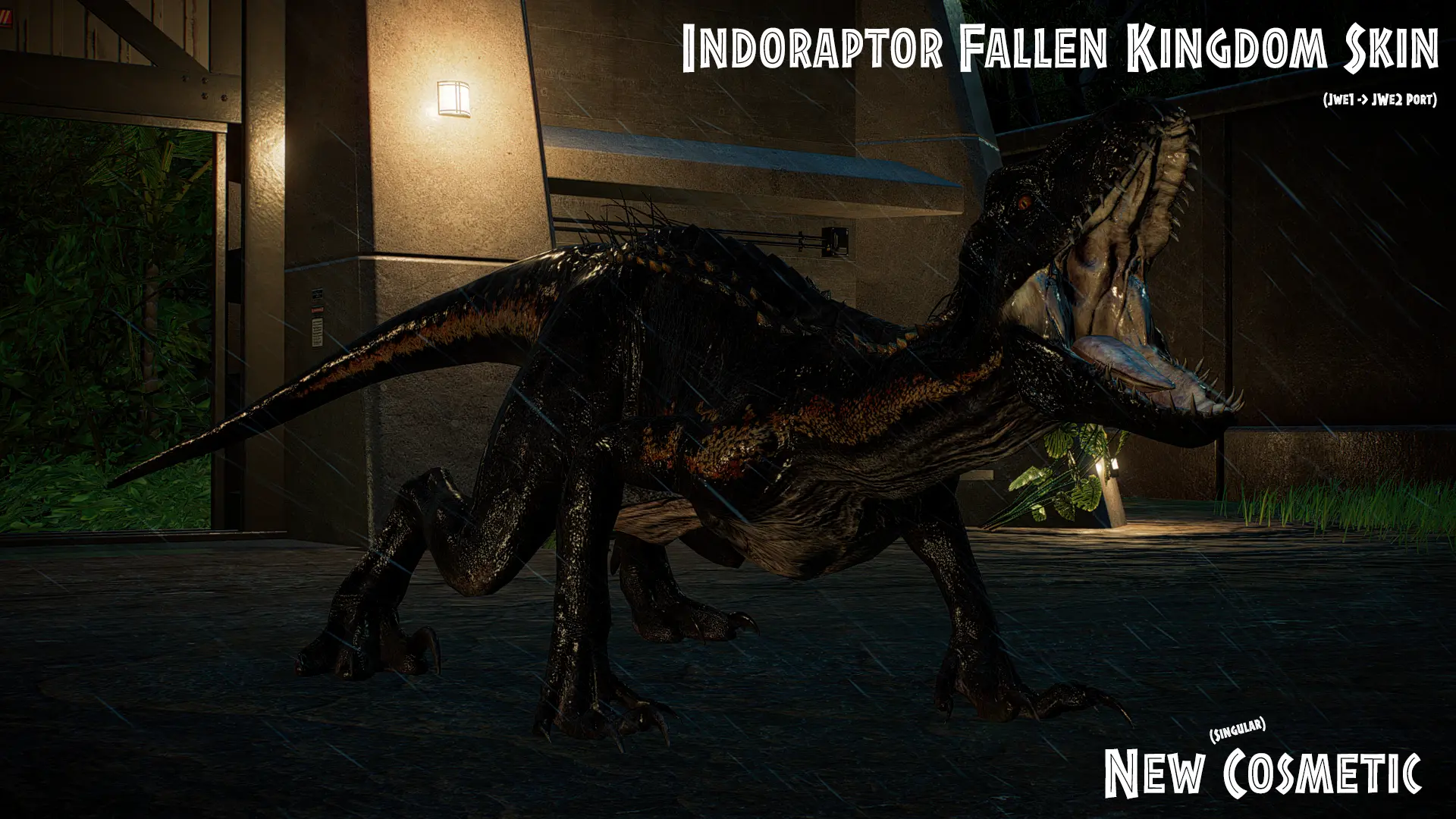 Indoraptor Fallen Kingdom Skin Jwe1 Jwe2 Port At Jurassic World Evolution 2 Nexus Mods And 3798