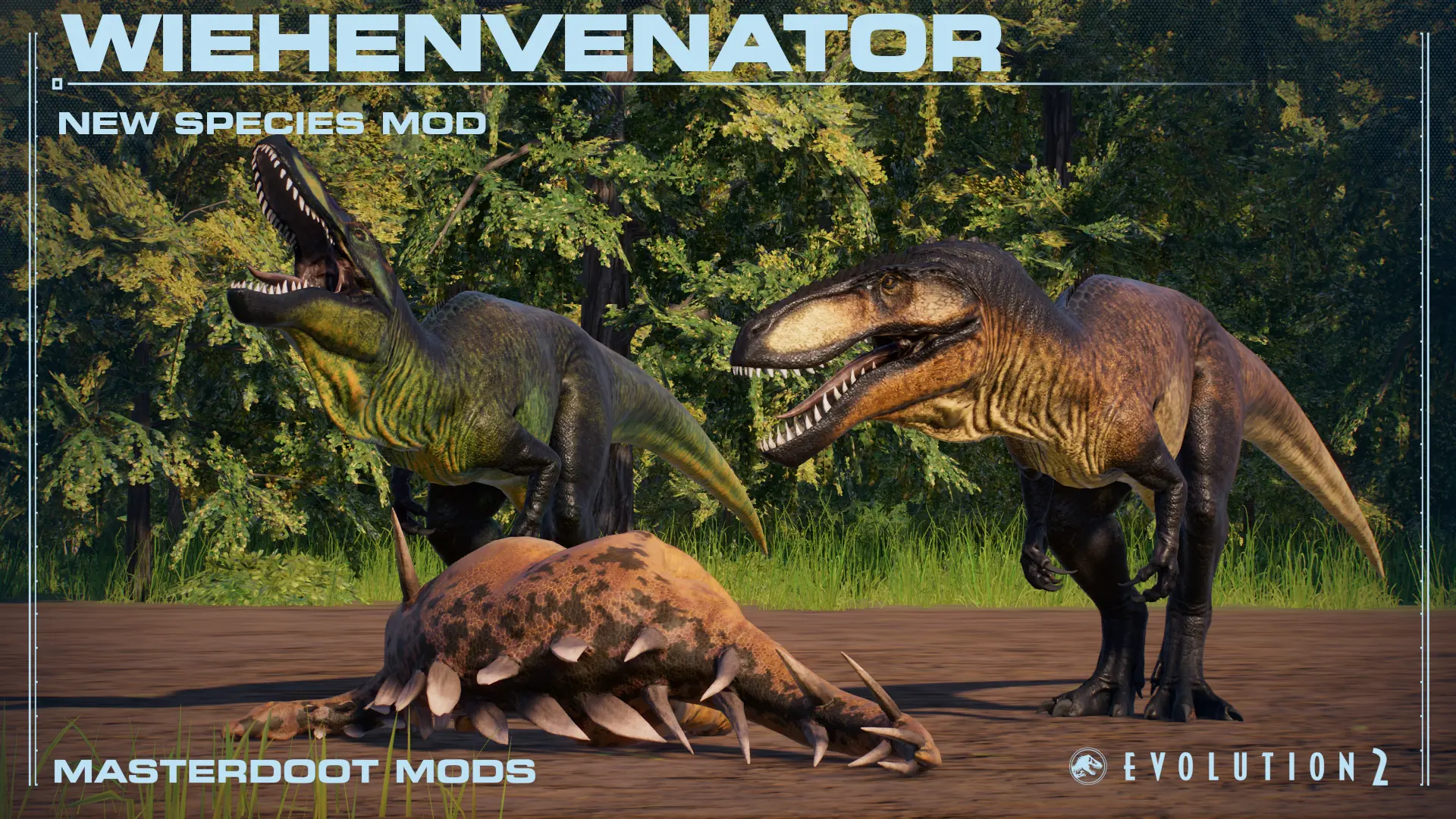 Ichthyovenator new species at Jurassic World Evolution 2 Nexus