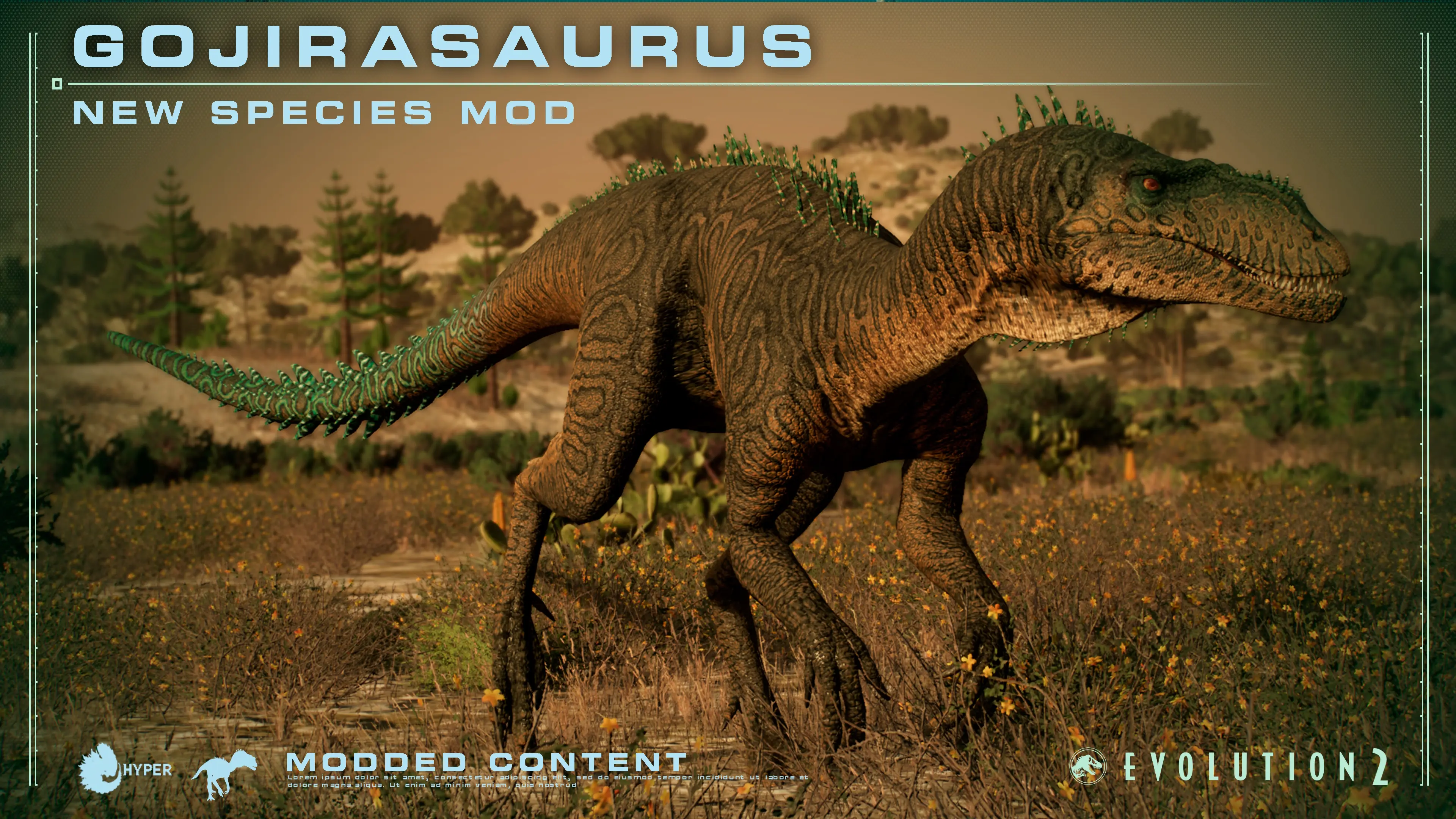 Gojirasaurus New Species 18 At Jurassic World Evolution 2 Nexus Mods And Community 