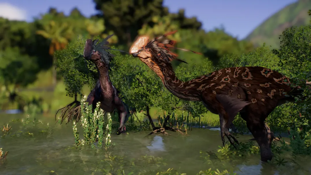 Gigantoraptor (NEW SPECIES) 1.8 Marine Update at Jurassic World ...