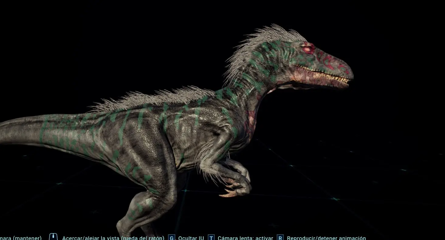 Black Ghost Deinonychus NEW COSMETIC VARIANT at Jurassic World ...