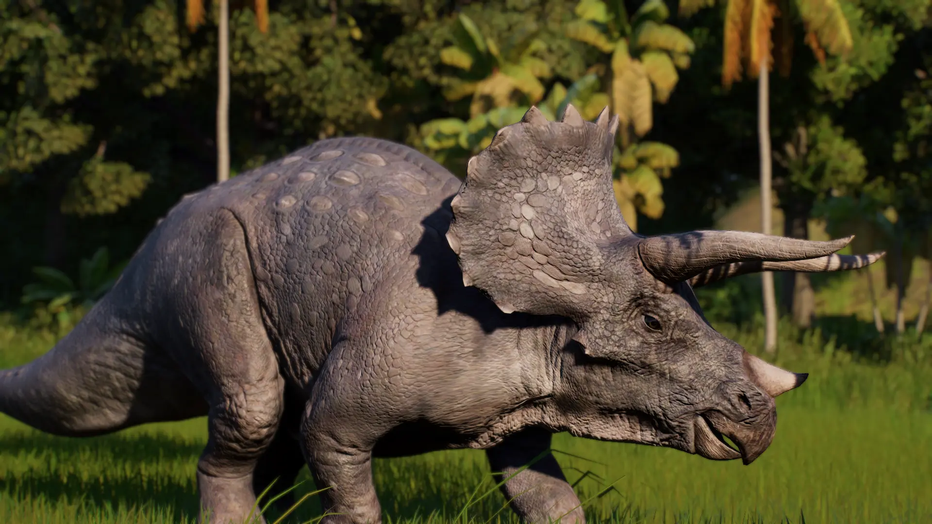 Jurassic World Evolution 2 Jurassic Park Triceratops Pack at Jurassic ...