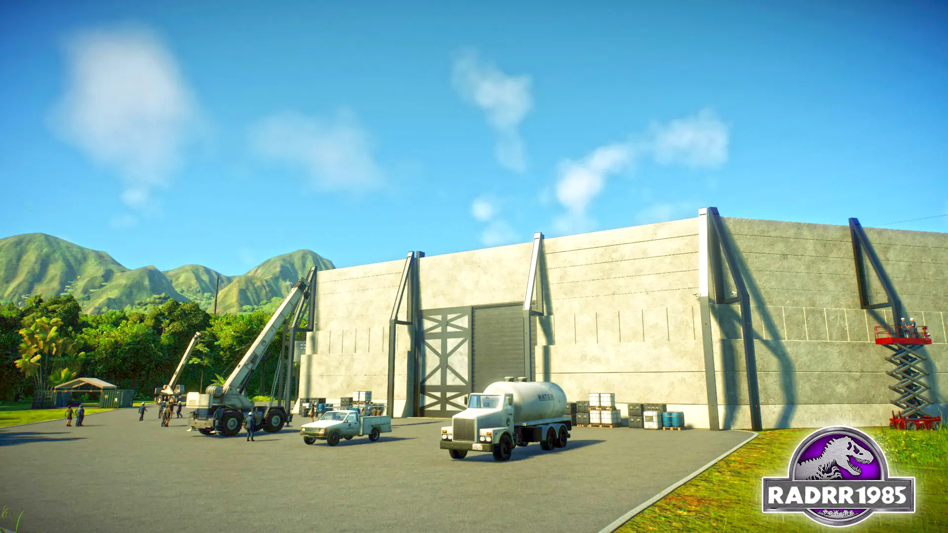 Indominus Rex Paddock Attraction And Scenery Items At Jurassic World ...