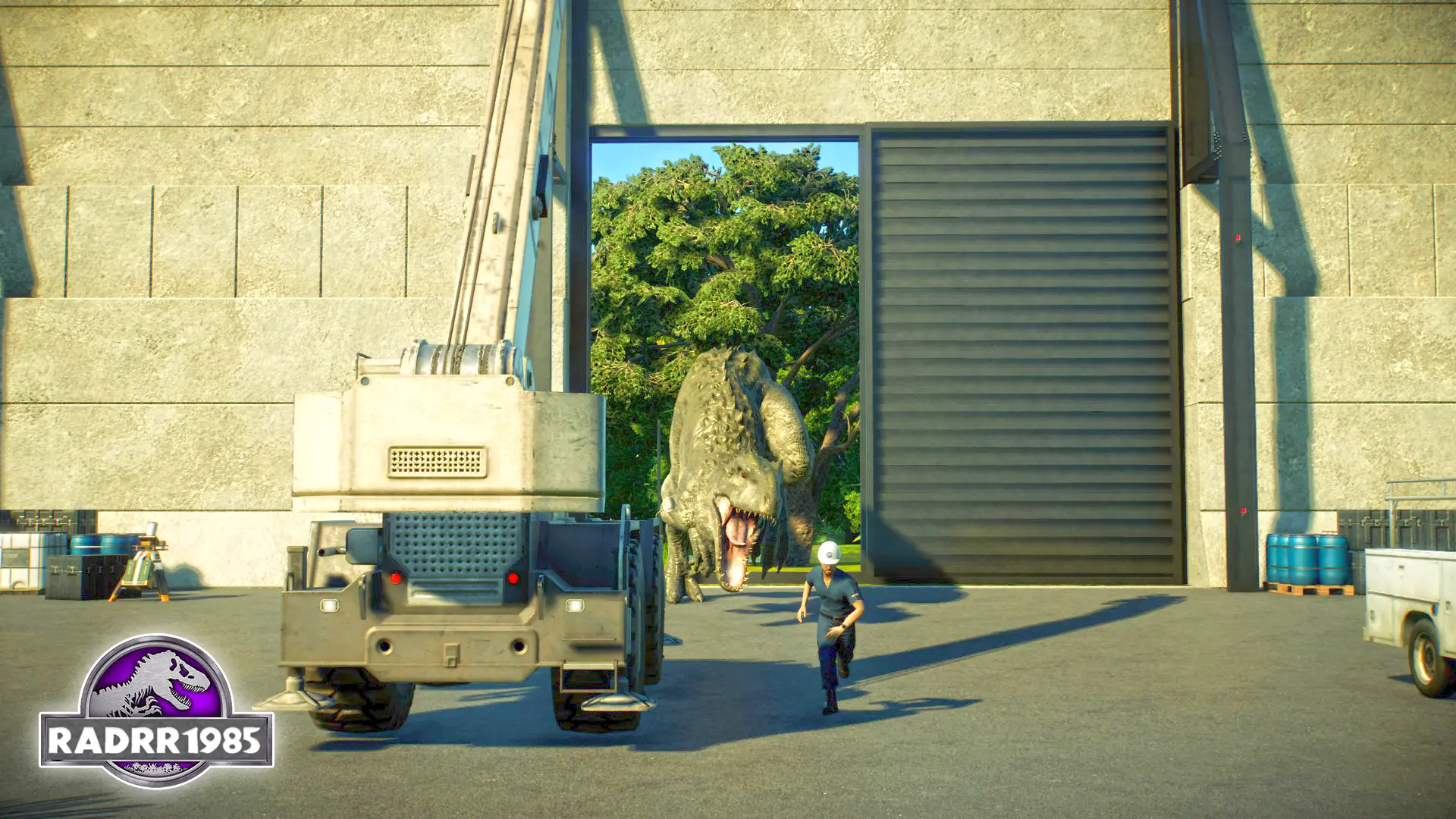 Indominus Rex Paddock Attraction And Scenery Items At Jurassic World ...