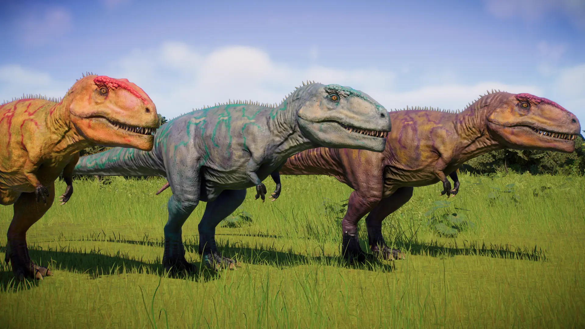 Carcharodontosaurus Acrocanthosaurus and Giganotosaurus SKIN JWE1 ...