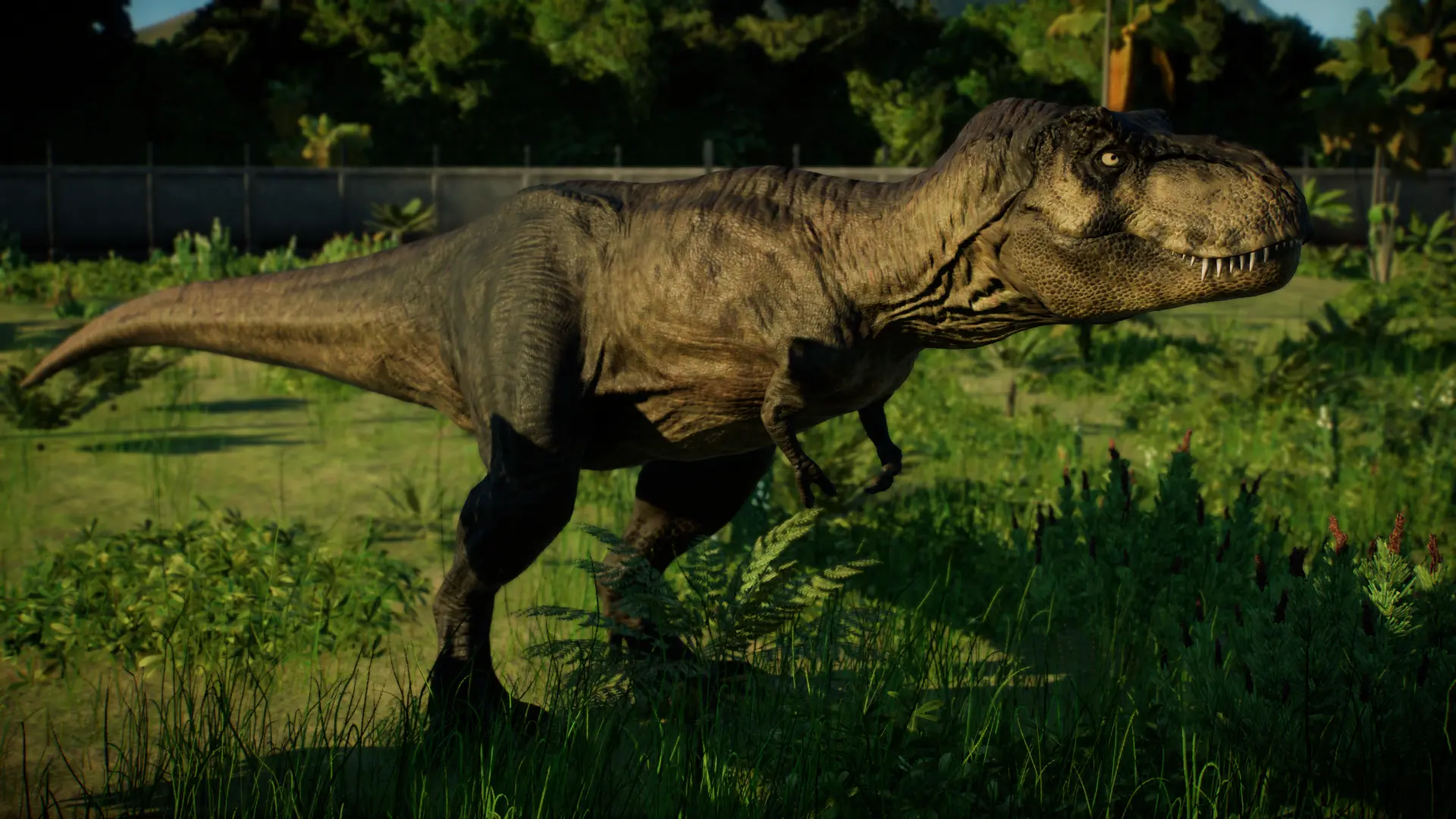 Jurassic World Movie Accurate Tyrannosaurus at Jurassic World Evolution ...