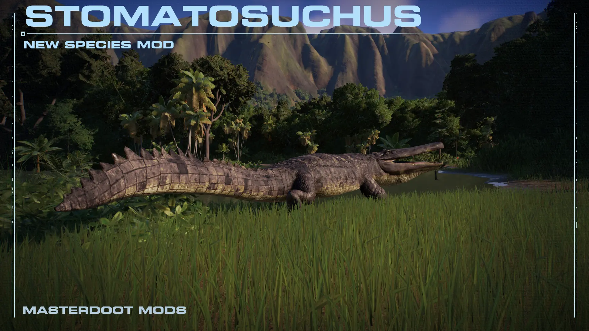 Stomatosuchus (NEW SPECIES) 1.9 Cretaceous Predators Update at Jurassic ...