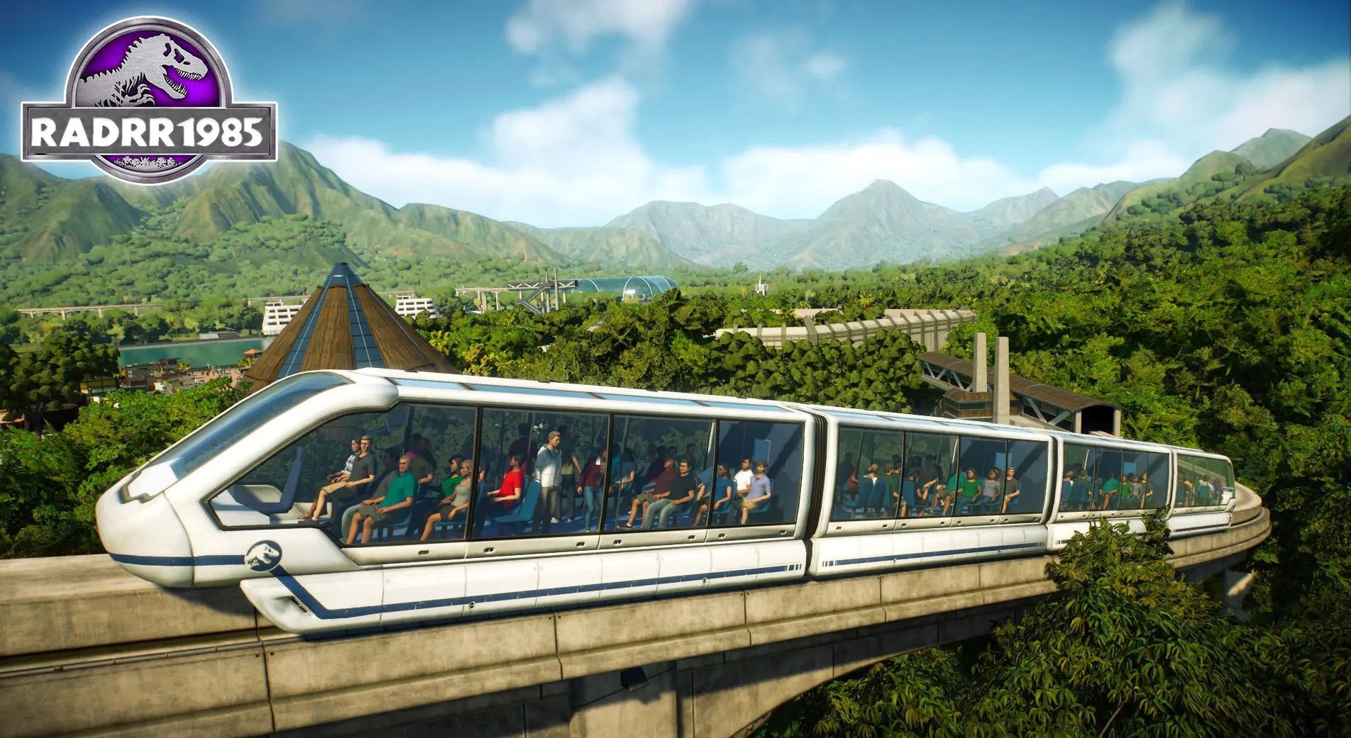 Realistic Monorail at Jurassic World Evolution 2 Nexus - Mods and community