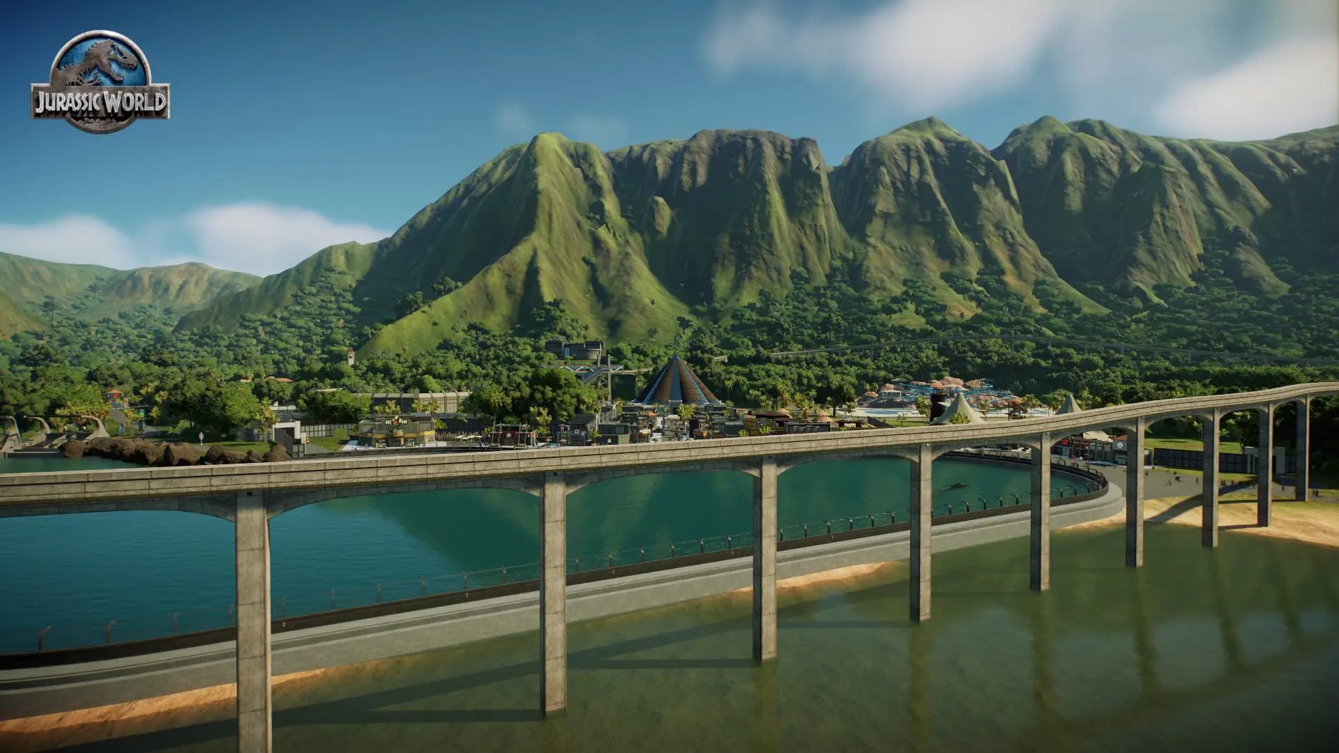 Reconstruction of the Jurassic world at Jurassic World Evolution 2 ...