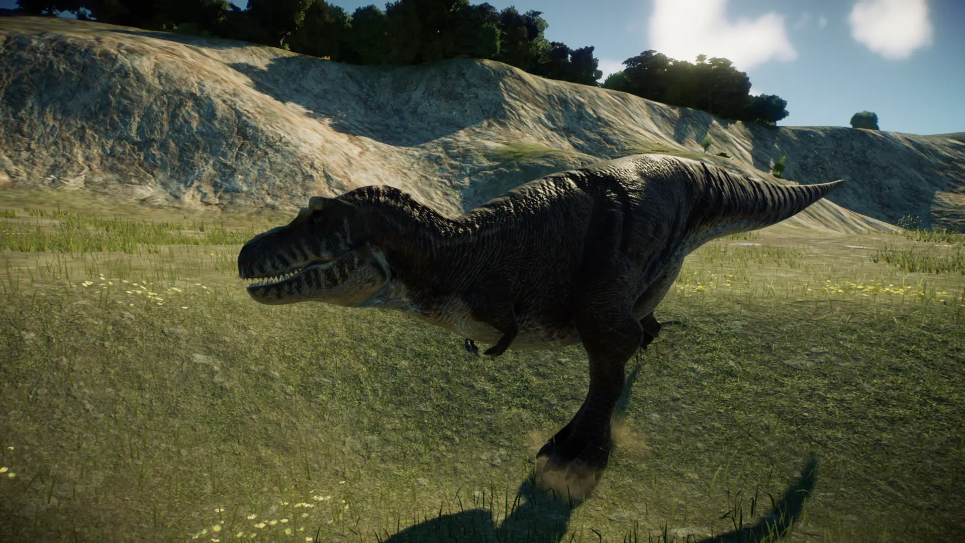 sabers prehistoric planet trex 2.0 updated at Jurassic World Evolution ...