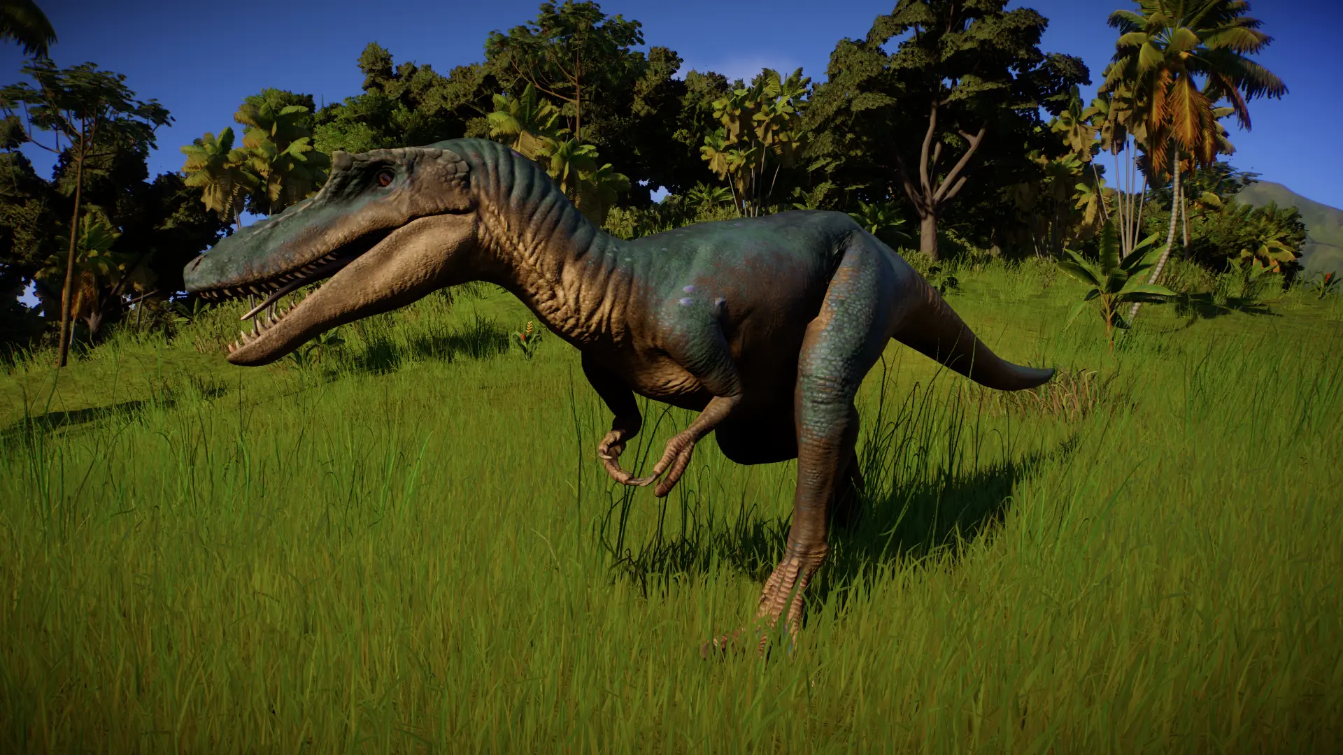 A more accurate Qianzhousaurus at Jurassic World Evolution 2 Nexus ...