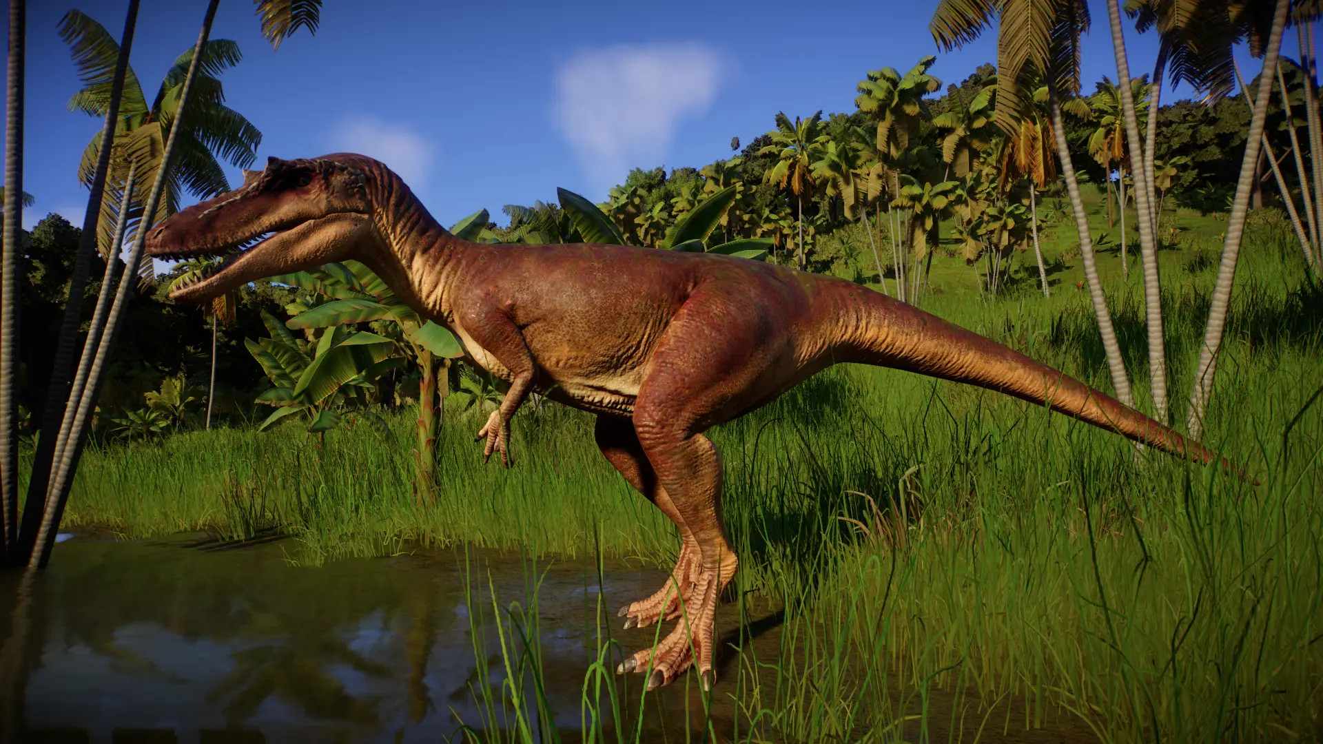 A more accurate Qianzhousaurus at Jurassic World Evolution 2 Nexus ...