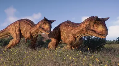 Skinnier Carnotaurus at Jurassic World Evolution 2 Nexus - Mods and ...