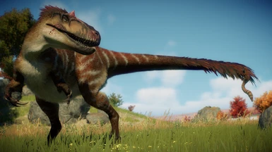 Following the Feathered Species pack, Sinosauropteryx can now also pack hunt larger prey!