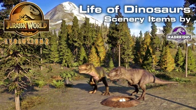 Life of Dinosaurs Scenery Items