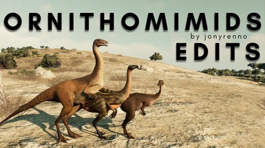 Jony's ornithomimids edits (replacements)