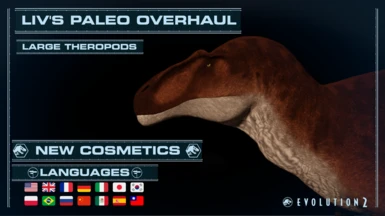 Liv's Paleo Overhaul - Large Theropods (New Cosmetics 1.10)