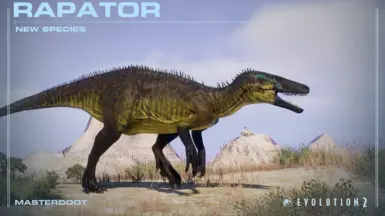 Rapator (NEW SPECIES) 1.9 Cretaceous Predators Update at Jurassic World ...