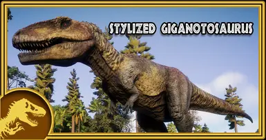 Stylized Giganotosaurus