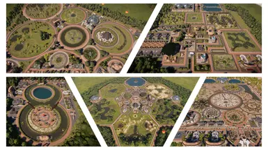 Collection of Mini Parks .