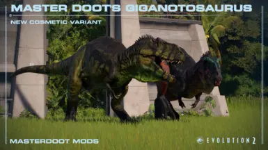 Master Doot's Giganotosaurus (new Cosmetic Variant) 1.8 Marine Update 