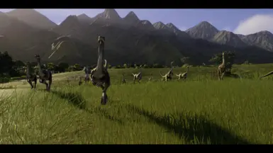 Gallimimus Herd