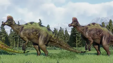 Allosaurus Corythosaurus Maiasaura and Olorotitan SKIN JWE1(update Park ...