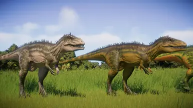 Carcharodontosaurus Acrocanthosaurus and Giganotosaurus SKIN JWE1 ...