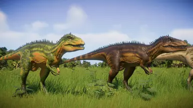 Carcharodontosaurus Acrocanthosaurus and Giganotosaurus SKIN JWE1 ...