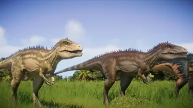 Carcharodontosaurus Acrocanthosaurus and Giganotosaurus SKIN JWE1 ...