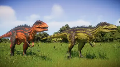 Carcharodontosaurus Acrocanthosaurus and Giganotosaurus SKIN JWE1 ...