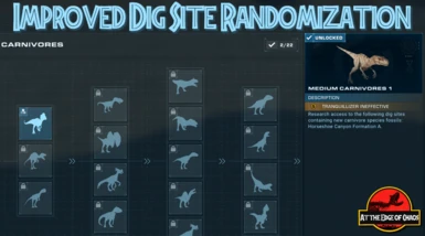 Improved Dig Site Randomization (Park Managers' Collection Pack)