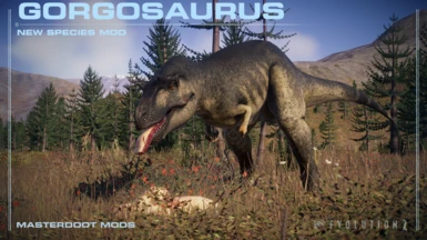 Gorgosaurus (NEW SPECIES) 1.9 Cretaceous Predators Pack