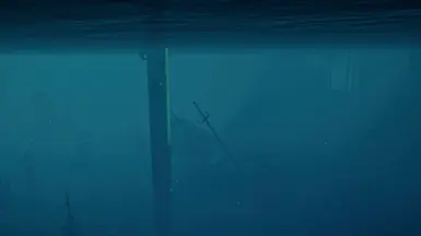 Sunken boat under loading dock (2.5)