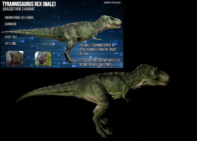 More Accurate Tyrannosaurs Skins