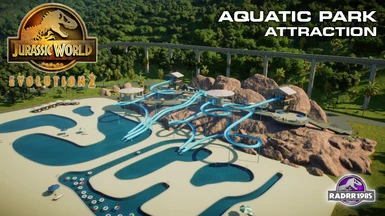 Aquatic Park Attraction and Decorations