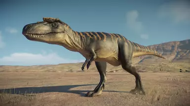 Albertosaurus (Sonoran Desert + Pelophylax)