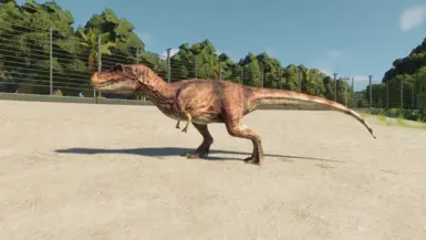 Juvenile T. rex from the Novel Carnivores mod pack